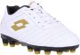 Lotto Milano 700 AGM Junior voetbalschoenen wit goud Imitatieleer 31 - Thumbnail 3