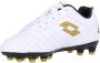 Lotto Milano 700 AGM Junior voetbalschoenen wit goud Imitatieleer 31 - Thumbnail 4