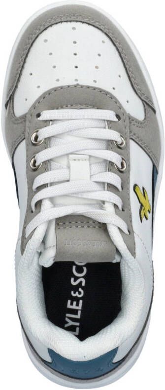 Lyle & Scott Croy sneakers wit grijs blauw