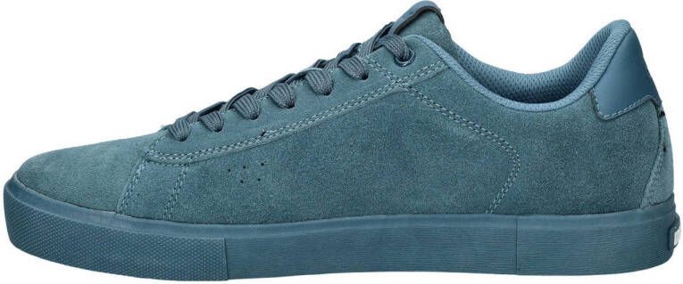 Lyle & Scott suède sneakers blauw