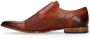 Manfield Black Label leren gespschoenen bruin - Thumbnail 3