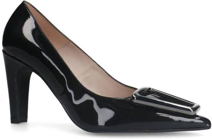 Manfield lakleren pumps zwart