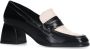 Manfield Dames Zwarte lakleren pumps - Thumbnail 5