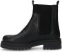 Manfield Dames Zwarte leren chelsea boots - Thumbnail 5