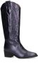 Manfield leren cowboylaarzen blauw metallic - Thumbnail 1