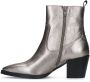 Manfield leren cowboylaarzen zilver metallic - Thumbnail 4