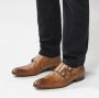 Manfield Heren Cognac leren gespschoenen - Thumbnail 2