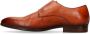 Manfield Heren Cognac leren gespschoenen - Thumbnail 3