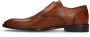 Manfield Heren Cognac leren gespschoenen - Thumbnail 4