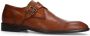 Manfield Heren Cognac leren gespschoenen - Thumbnail 5