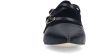 Manfield Dames Zwarte leren loafers met hak - Thumbnail 4