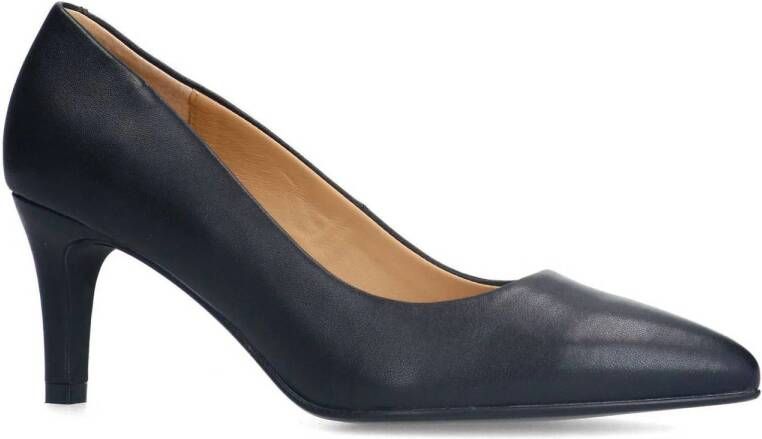 Manfield leren pumps zwart