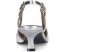 Manfield Dames PRE ORDER Zilveren leren slingbacks - Thumbnail 5