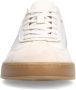 Manfield Heren Off white leren sneakers met suède details - Thumbnail 5