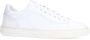 Manfield Witte leren sneakers - Thumbnail 3