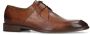 Manfield Heren Cognac leren veterschoenen - Thumbnail 2