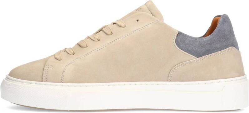 Manfield nubuck sneakers beige