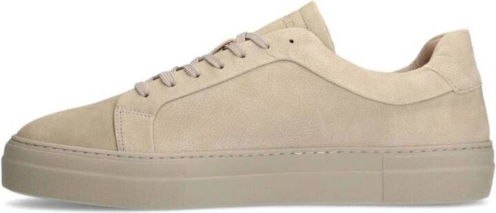 Manfield nubuck sneakers beige