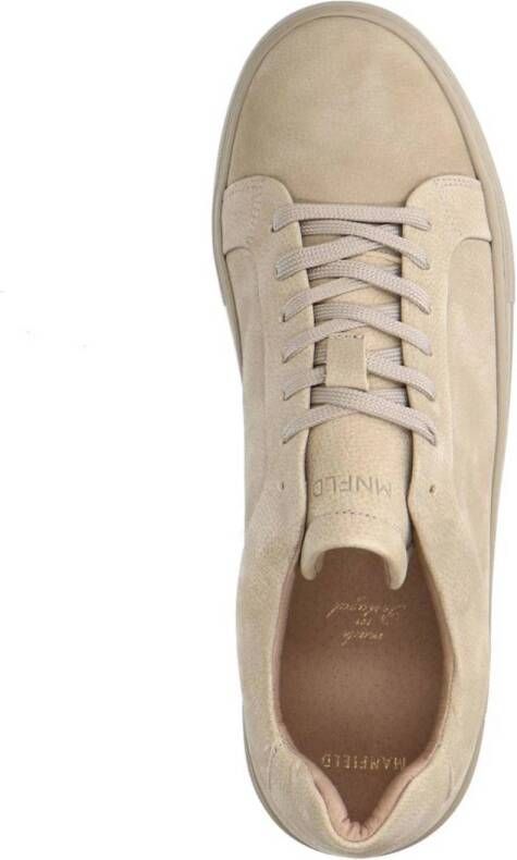 Manfield nubuck sneakers beige