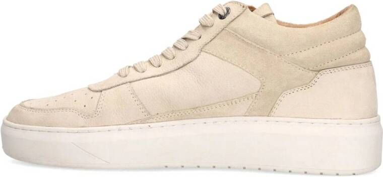 Manfield nubuck sneakers beige