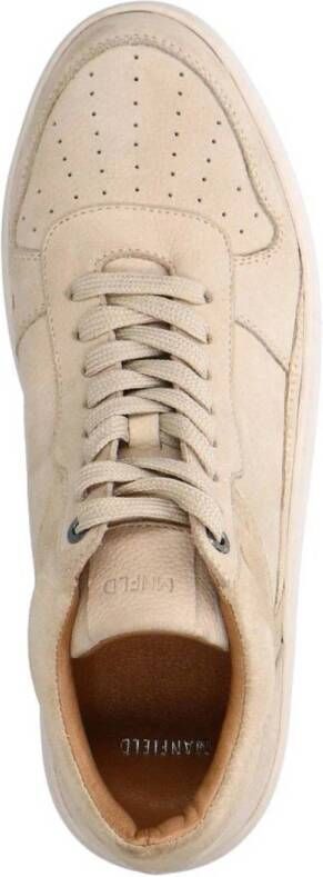 Manfield nubuck sneakers beige