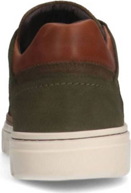 Manfield nubuck sneakers kaki