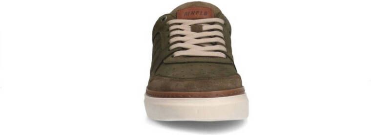 Manfield nubuck sneakers kaki