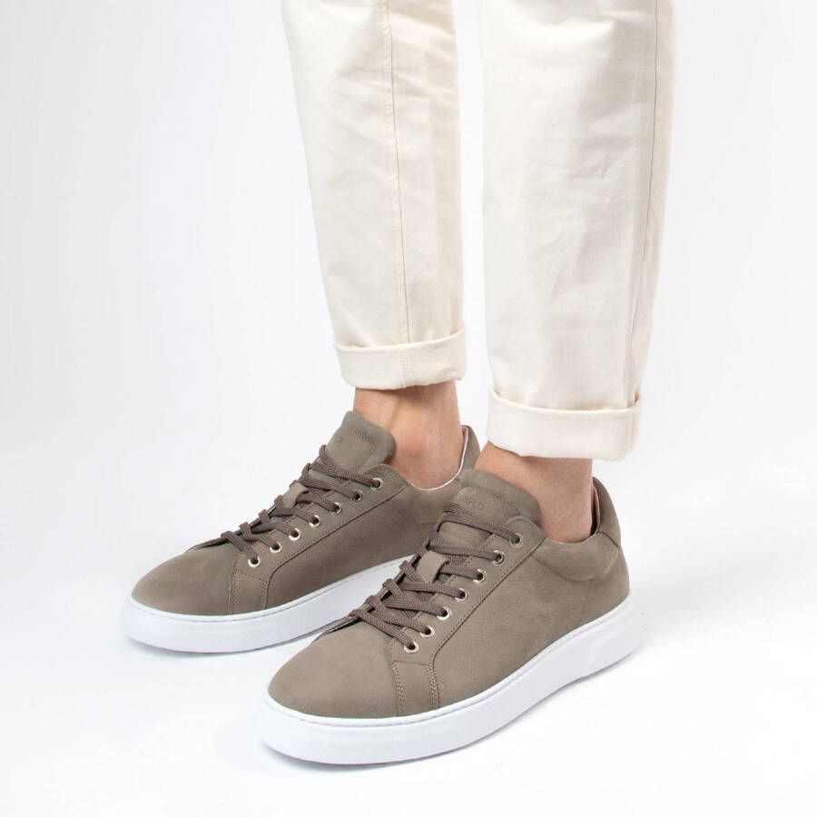 Manfield nubuck sneakers taupe bruin