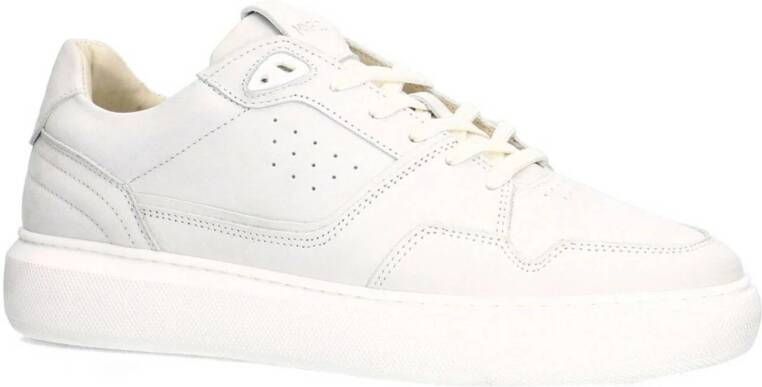 Manfield nubuck sneakers wit