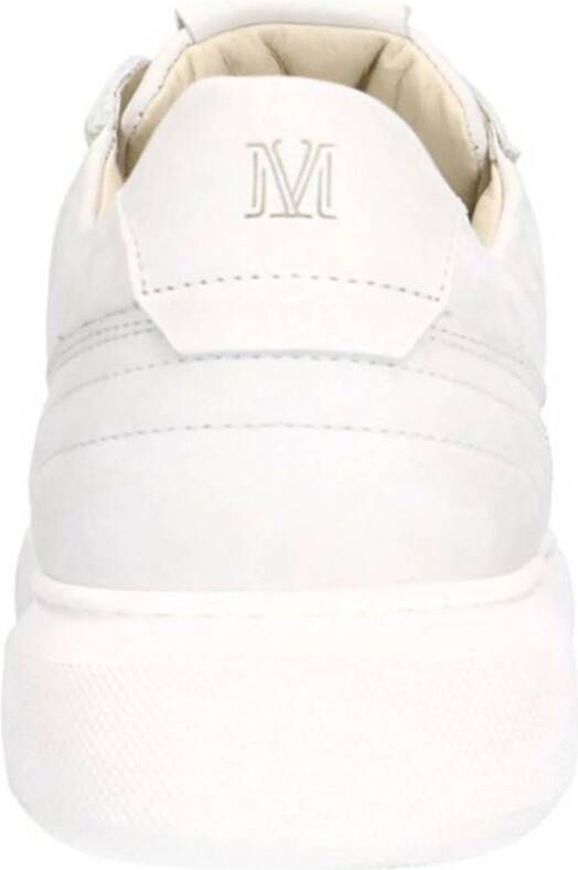 Manfield nubuck sneakers wit