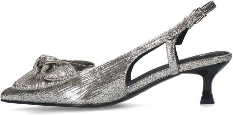 Manfield slingback pumps zilver