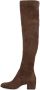 Manfield stretch overknee laarzen taupe - Thumbnail 2