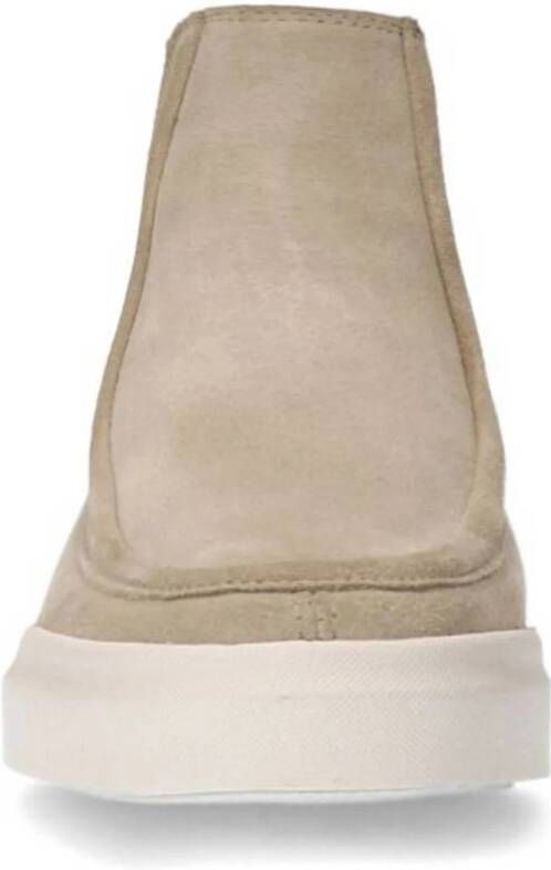 Manfield suède chelsea boots beige