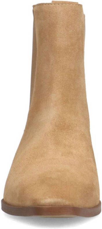 Manfield suède chelsea boots beige