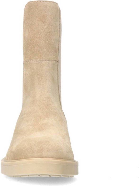 Manfield suède chelsea boots beige