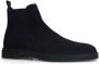 Manfield Heren Donkerblauwe suède chelsea boots - Thumbnail 4