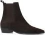 Manfield Dames Bruine suède chelsea boots - Thumbnail 3