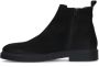 Manfield Heren Zwarte nubuck chelsea boots - Thumbnail 1