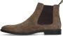 Manfield Heren Taupe suède chelsea boots - Thumbnail 5