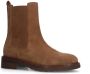 Manfield Dames Beige suède chelsea boots - Thumbnail 5