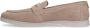 Manfield Dames Beige suède loafers - Thumbnail 5