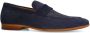 Manfield suède loafers donkerblauw - Thumbnail 4