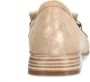 Manfield Dames Beige suède loafers met glitter - Thumbnail 4