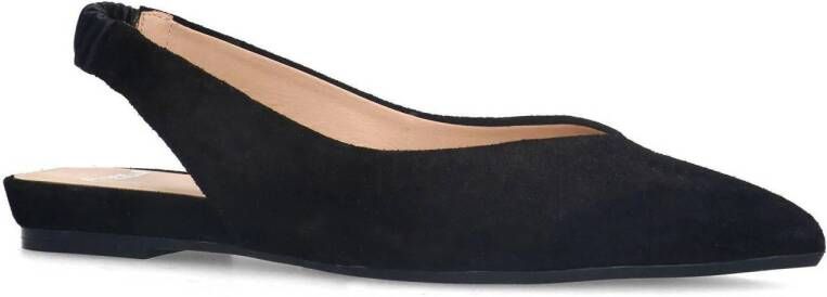 Manfield suède loafers zwart