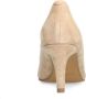 Manfield Dames Beige suède pumps - Thumbnail 5