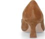 Manfield Dames Beige suède pumps - Thumbnail 4