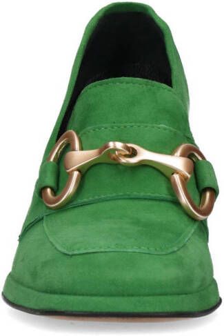 Manfield suède pumps groen