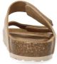 Manfield Heren Beige suède slippers - Thumbnail 4