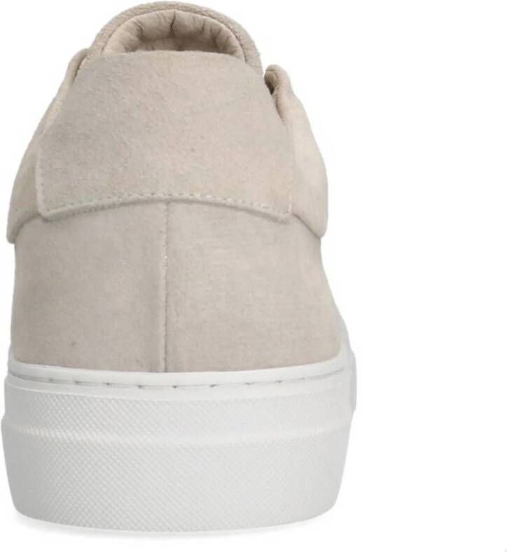 Manfield suède sneakers beige