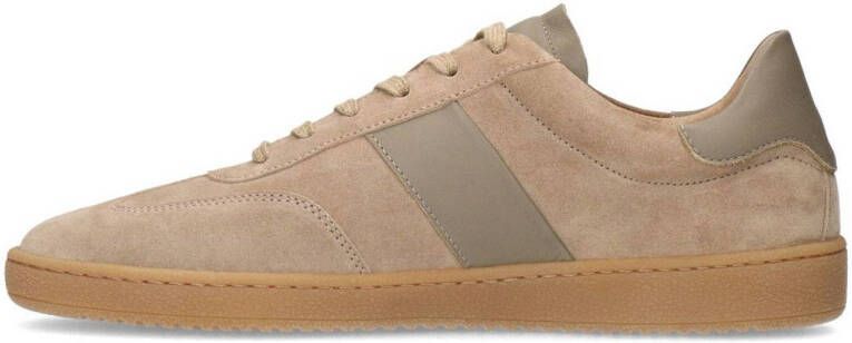 Manfield suède sneakers beige